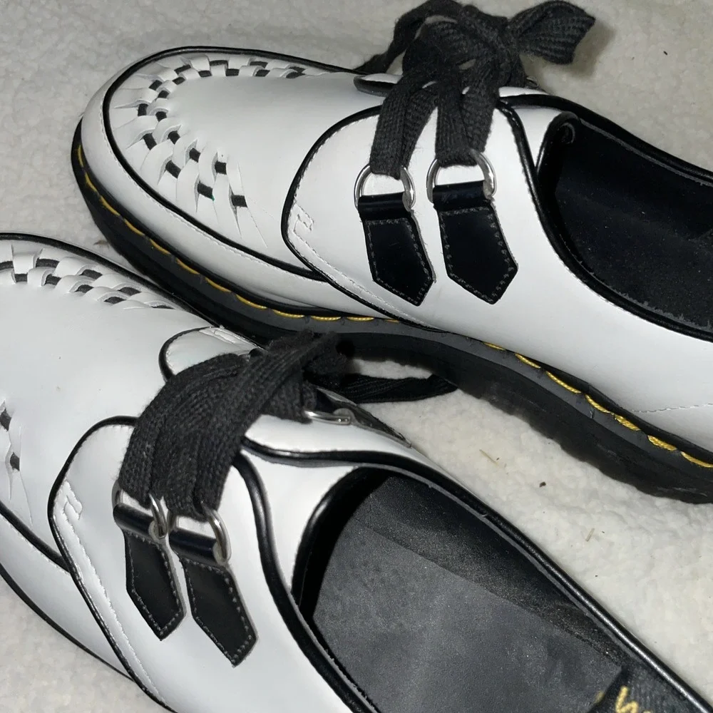 Dr Martens Lace Up Sidney Quad Platform Creepers US M 13 Eu 47 US L 14 - Picture 4 of 9